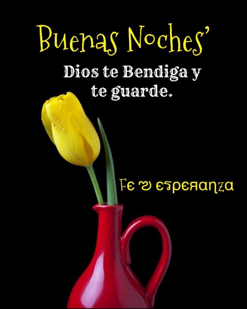 Buenas Noches. Dios te bendiga y te guarde.