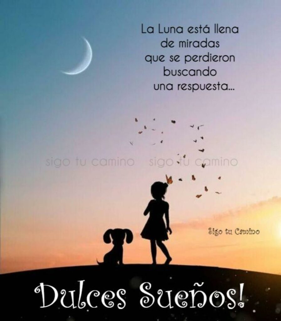 La luna está llena de miradas que se perdieron buscanso una respuesta... Dulces Sueños!