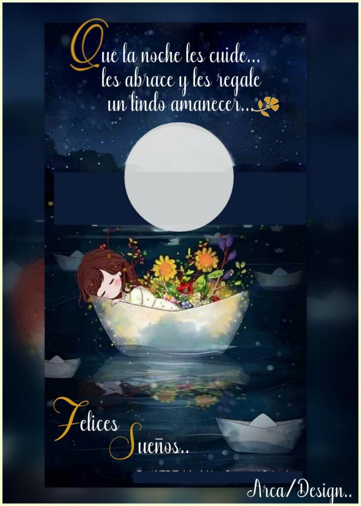 Que la noche les cuide... les abrace y les regale un lindo amanecer... Felices Sueños..