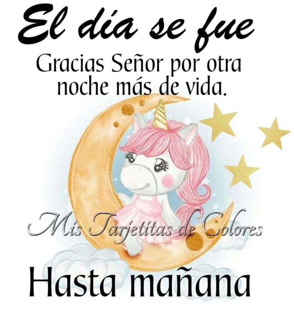 El día se fue. Gracias Señor por otra noche más de vida. Hasta mañana