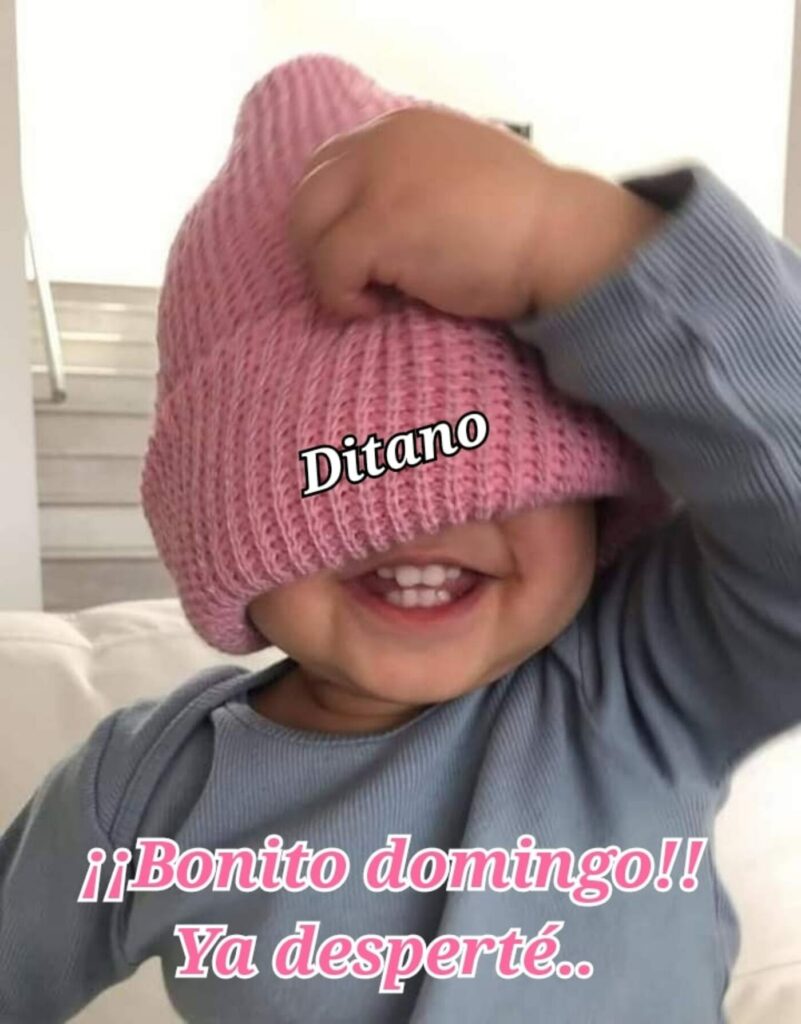 ¡¡Bonito domingo!! Ya desperté...