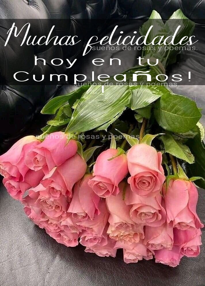 Muchas felicidades hoy en tu cumpleaños !