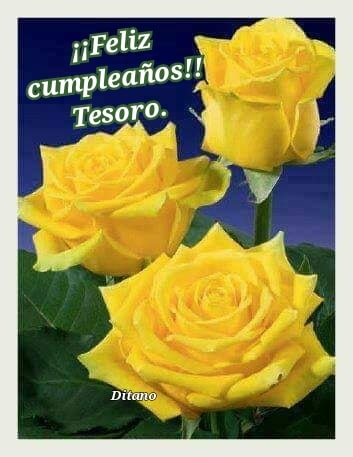 ¡¡Feliz cumpleaños!! Tesoro.