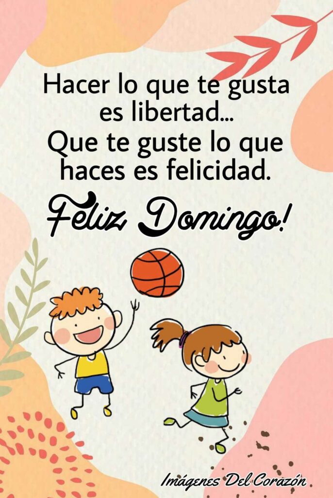 Hacer lo que te gusta es libertad... Que te guste lo que haces es felicidad. Feliz Domingo! (Imágenes del corazón)