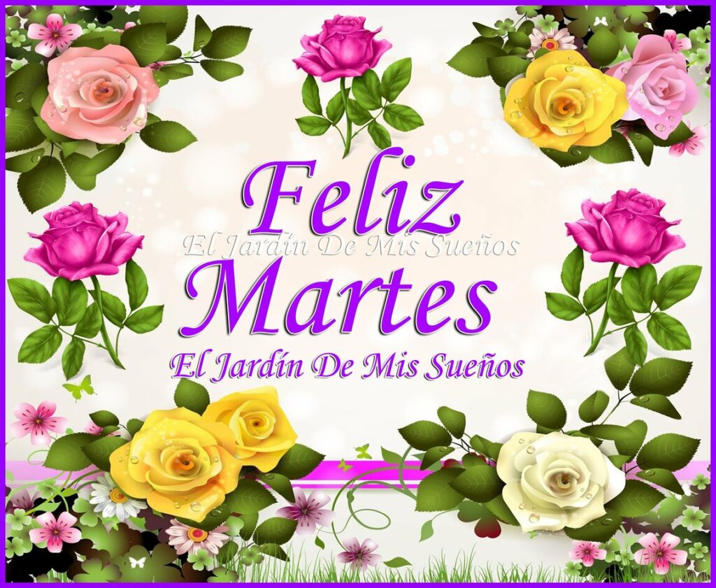 Feliz Martes (El jardin de mis sueños)