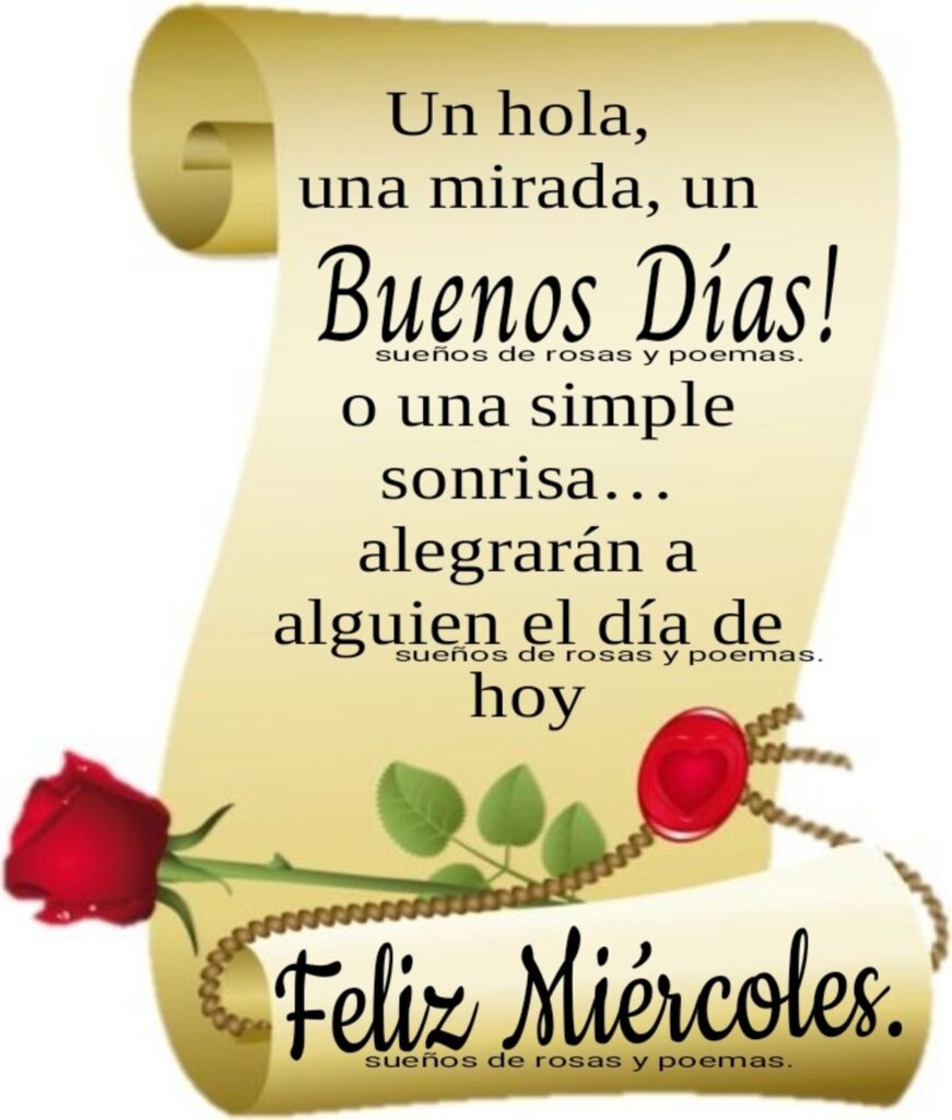 Fotos de buenos dias miercoles
