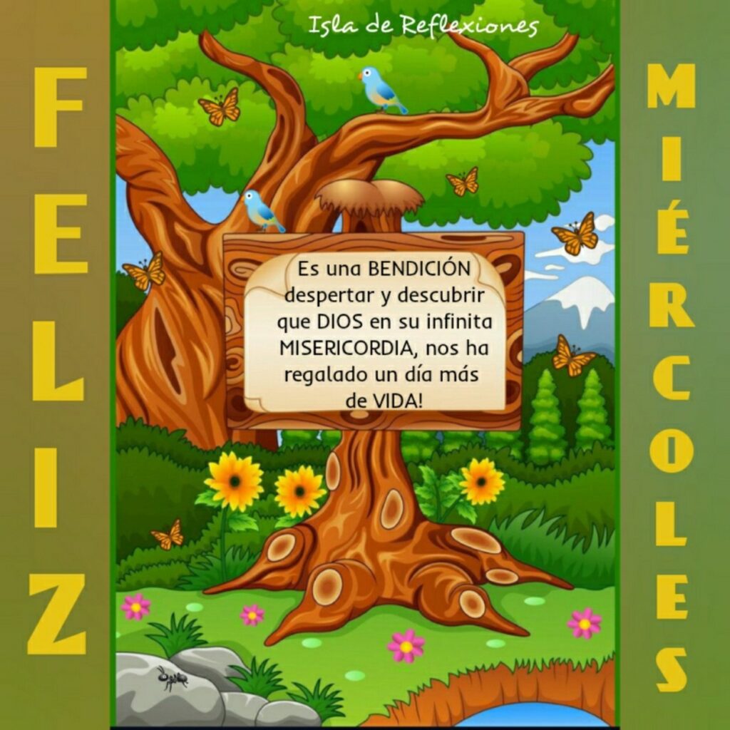 Feliz Miércoles con bendiciones