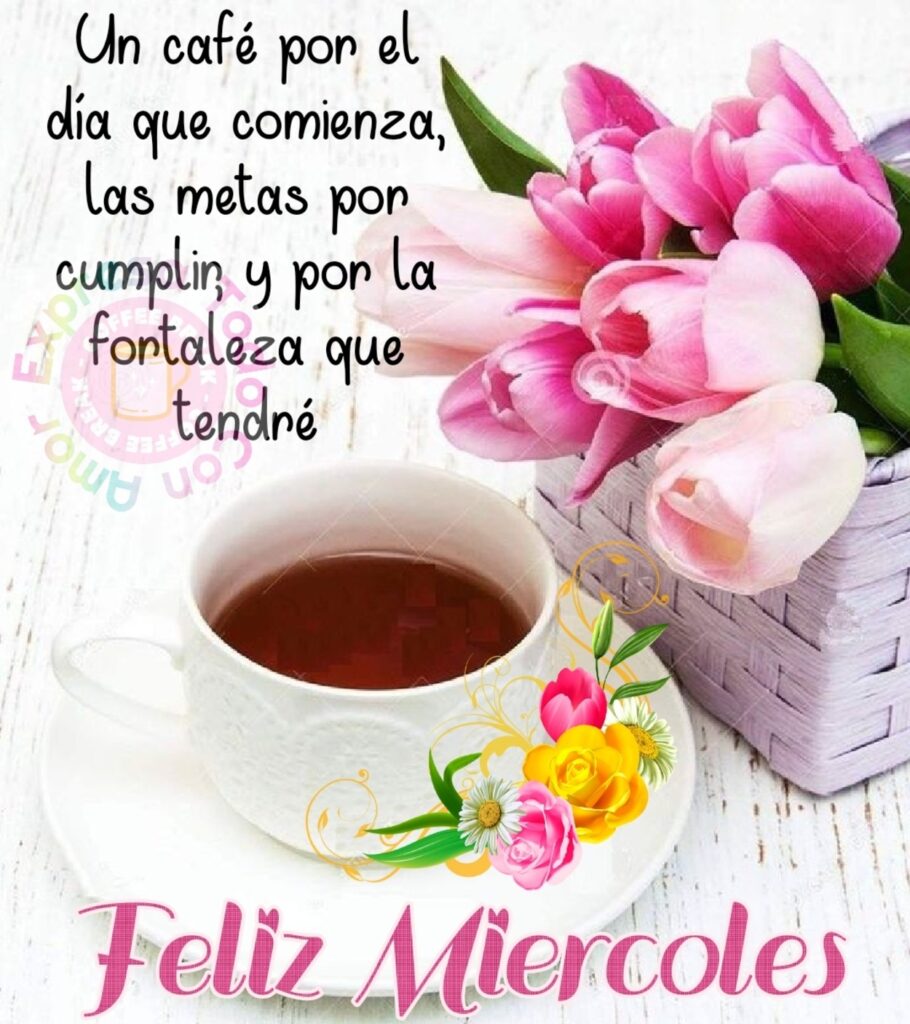 Un café por el día que comienza, las metas por cumplir, y por la fortaleza que tendré. Feliz Miércoles