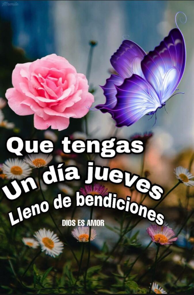 Que tengas un día Jueves lleno de bendiciones (DIOS ES AMOR)