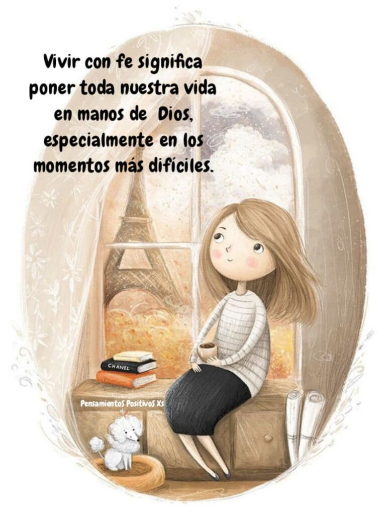 Vivir con fe significa poner toda nuestra vida en manos de Dios, especialmente en los momentos más difíciles.