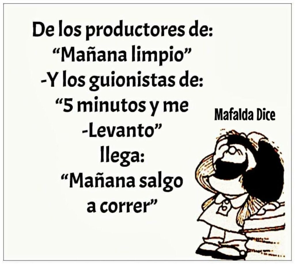 De los productores de: "Mañana limpio" Y los guionistas de: "5 minutos y le levanto", llega: "Mañana salgo a correr".