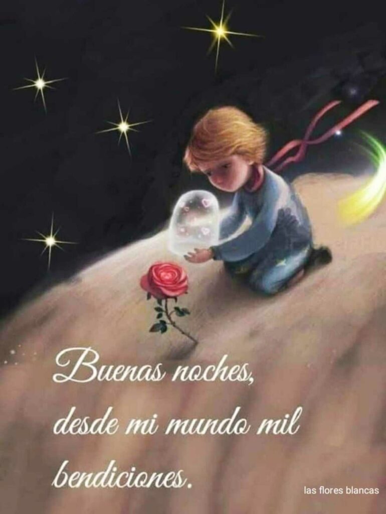 Buenas noches, desde mi mundo mil bendiciones