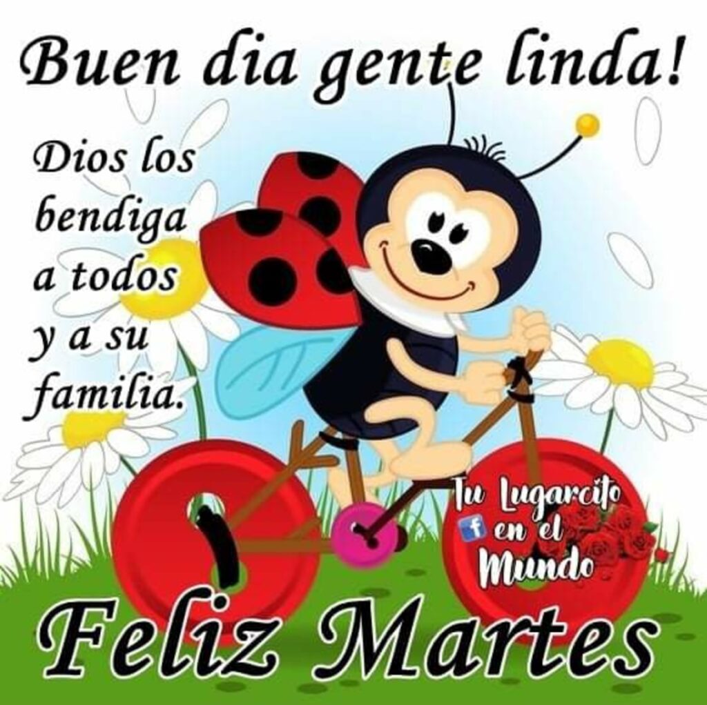 Buen día gente linda! Dios los bendiga a todos y a su familia. Feliz Martes