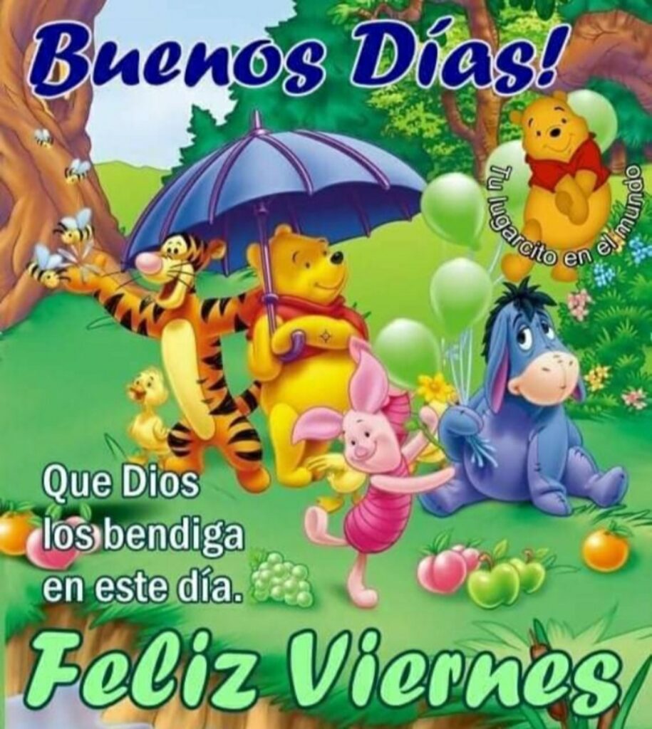 Buenos Días! Que Dios los bendiga en este día. Feliz Viernes