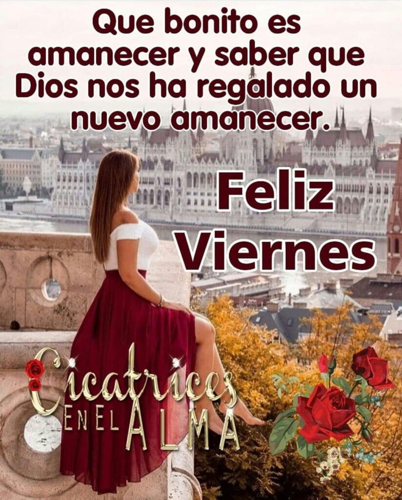 Que bonito es amanecer y saber que Dios ha regalado un nuevo amanecer. Feliz Viernes