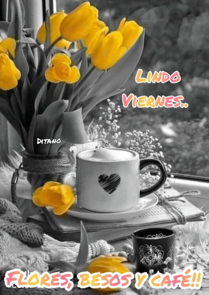 LINDO VIERNES... FLORES, BESOS Y CAFÉ!!